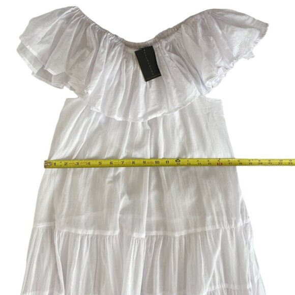 Erika Pena Dress White Orchid Dress with Belt - Picture 10 of 15